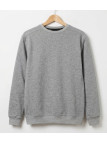 CHALLENGER E213 — Sweat col rond gris chiné homme