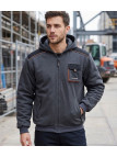 TERRATREND 3814GN — Sweat capuche zippé fonctionnel gris