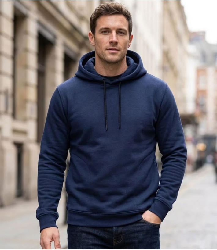 CHALLENGER PRIAM1 — Sweat à capuche marine multipoche