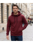CHALLENGER PRIAM3 — Sweat à capuche bordeaux multipoche