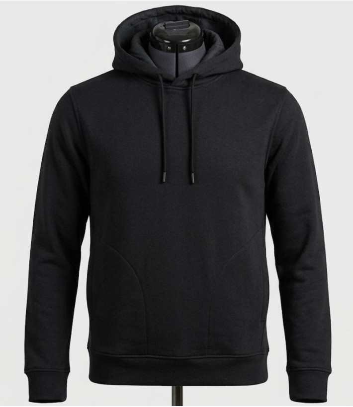 CHALLENGER PRIAM4 — Sweat à capuche noir multipoches