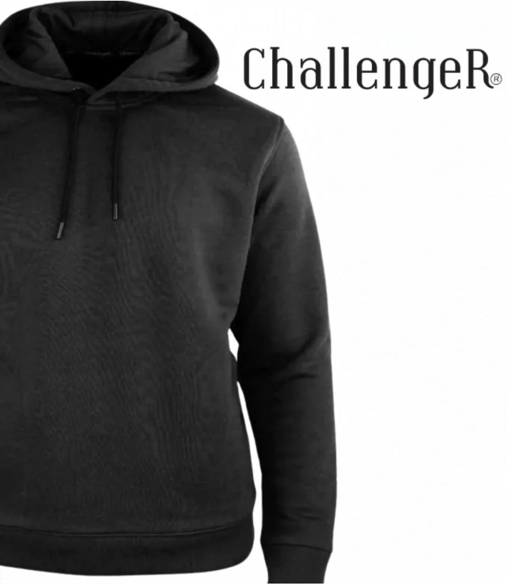 CHALLENGER PRIAM4 — Sweat à capuche noir multipoches