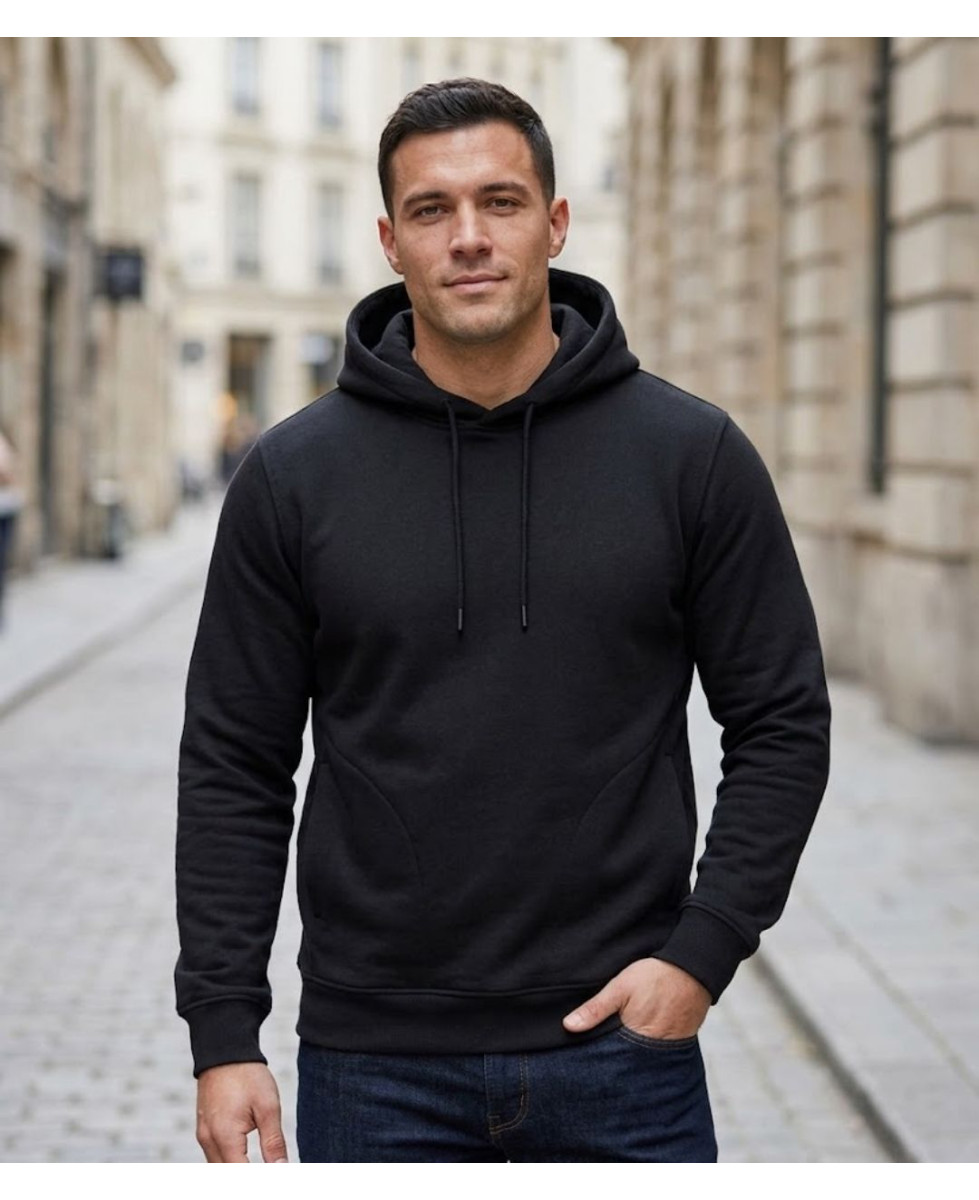 CHALLENGER PRIAM4 — Sweat à capuche noir multipoches