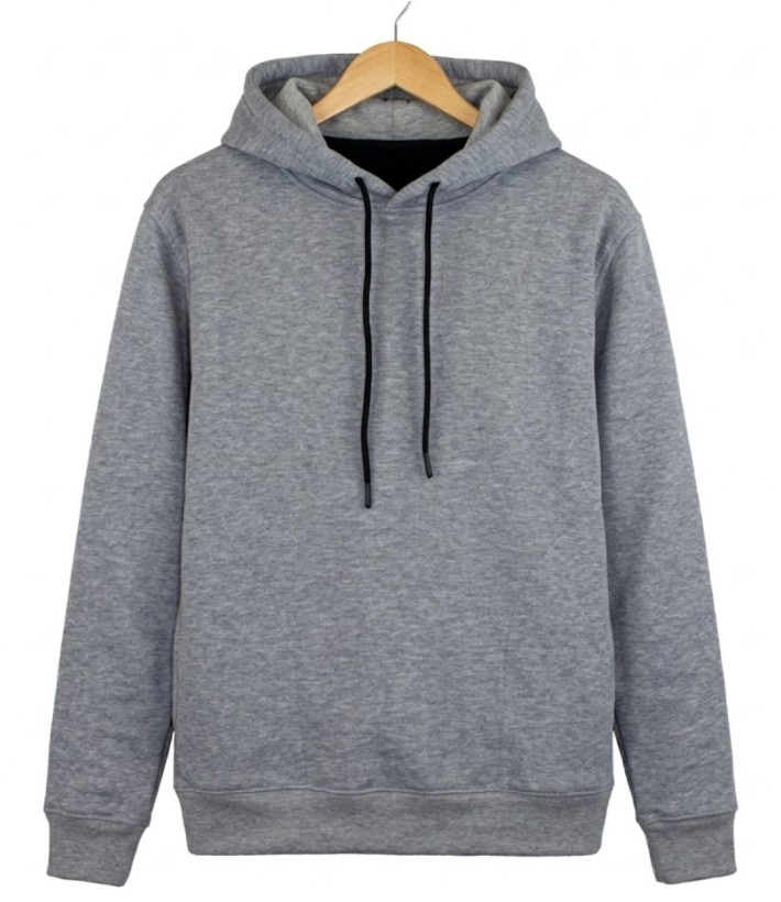 CHALLENGER PRIAM5 — Sweat à capuche gris chiné multipoche
