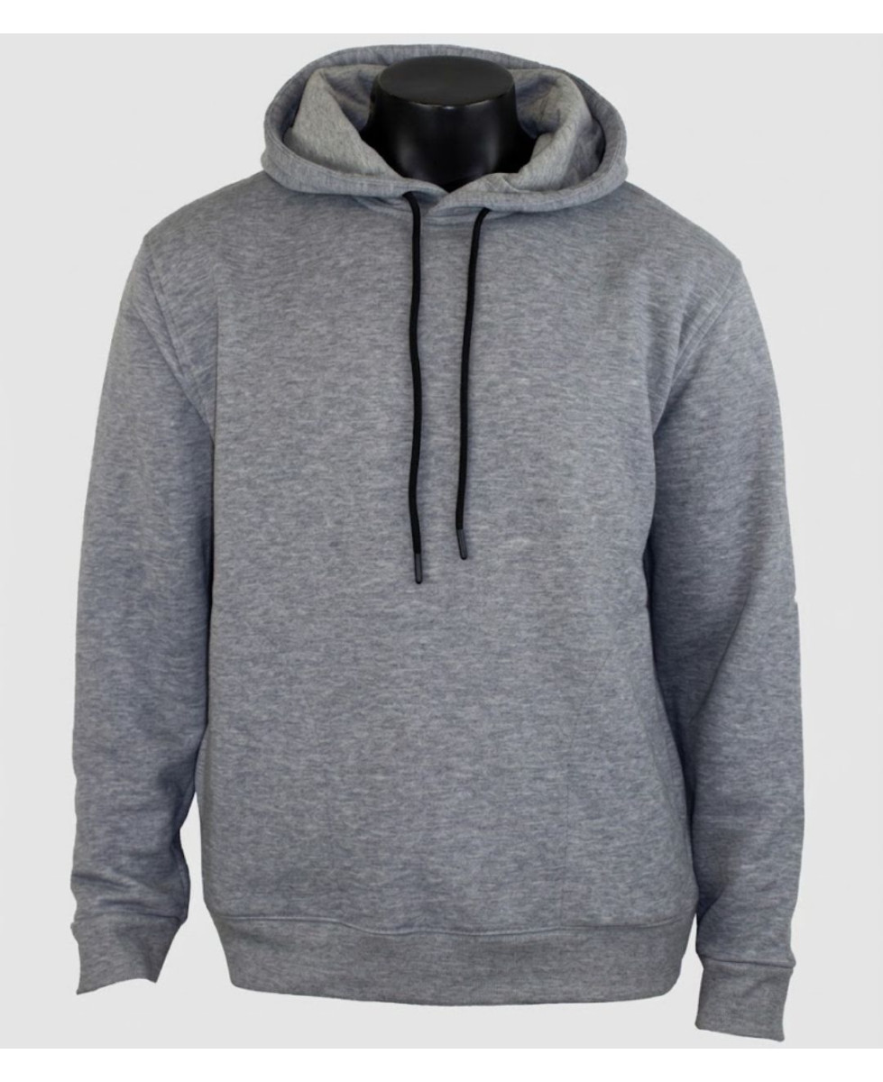 CHALLENGER PRIAM5 — Sweat à capuche gris chiné multipoche