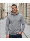 CHALLENGER PRIAM5 — Sweat à capuche gris chiné multipoche