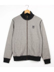 Axxano AH1157M — Sweat col montant zippé en coton marin