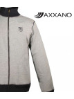 Axxano AH1157M — Sweat col montant zippé en coton marin