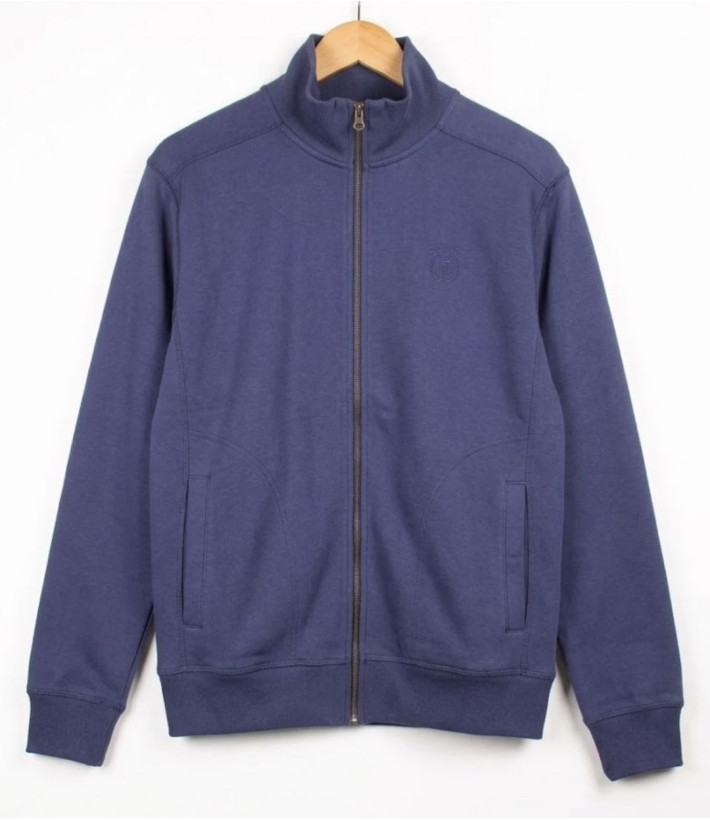 CHALLENGER VE4001 — Veste zippée molleton marine confort