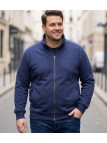 CHALLENGER VE4001 — Veste zippée molleton marine confort