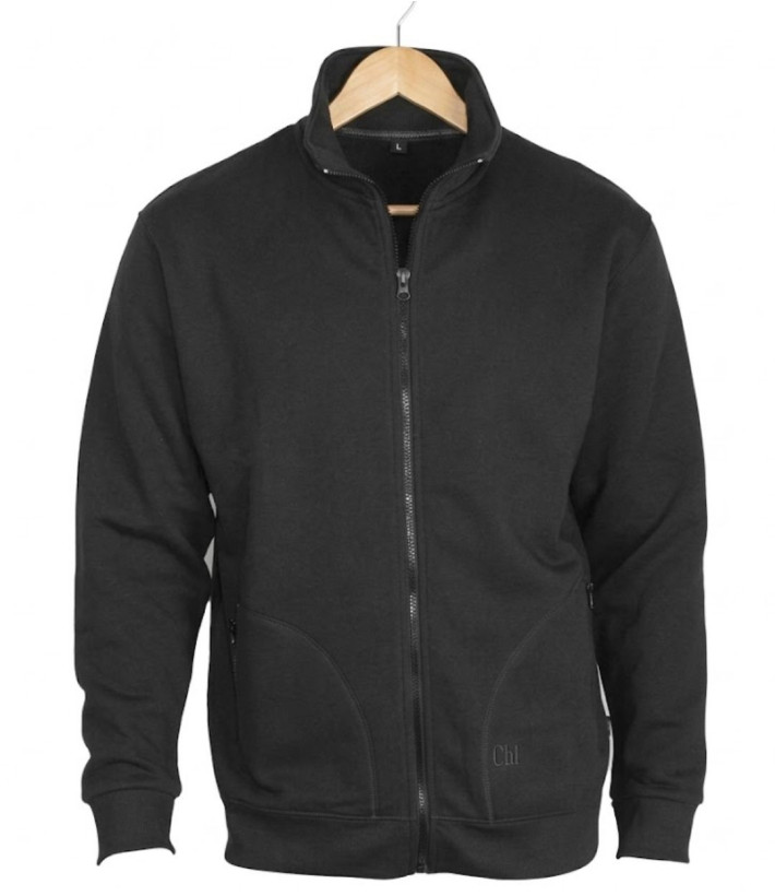 Challenger CAPITAL4 — Veste zippée molleton noir confort