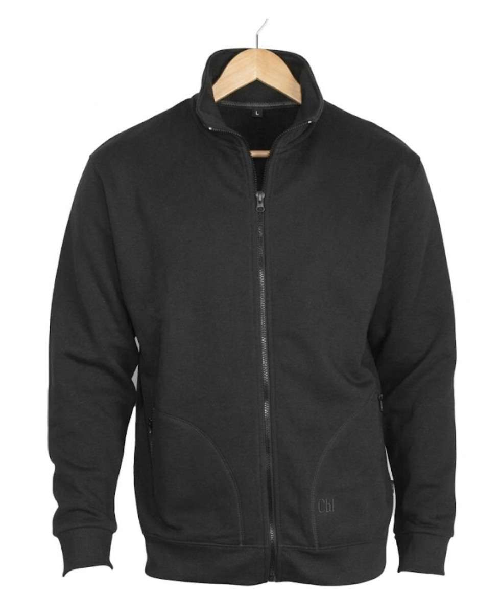 Challenger CAPITAL4 — Veste zippée molleton noir confort