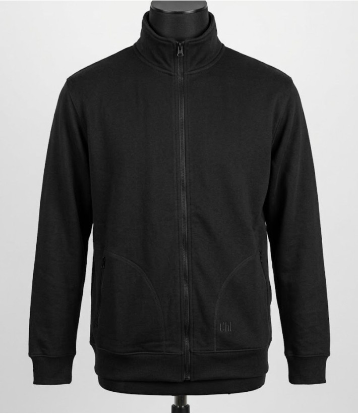 Challenger CAPITAL4 — Veste zippée molleton noir confort