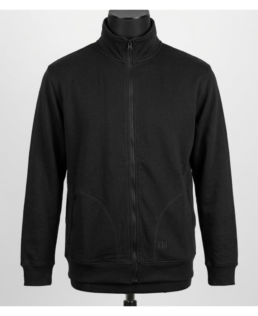 Challenger CAPITAL4 — Veste zippée molleton noir confort