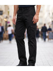 Pantalon cargo homme Challenger KINGSTON3 coloris noir avec poches latérales à soufflet