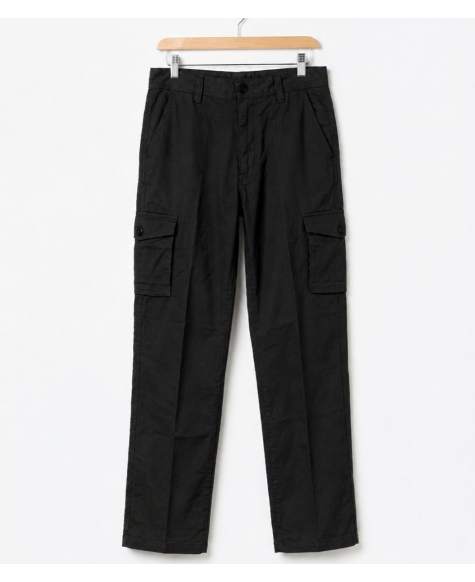 Challenger KINGSTON3 — Pantalon cargo noir stretch confort