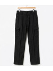 Challenger KINGSTON3 — Pantalon cargo noir stretch confort
