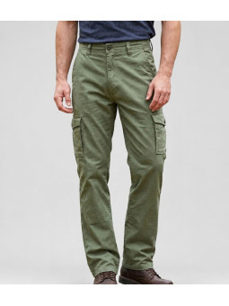 Pantalon détente homme Winchester KARGO1 coloris kaki avec poches jambes à soufflet