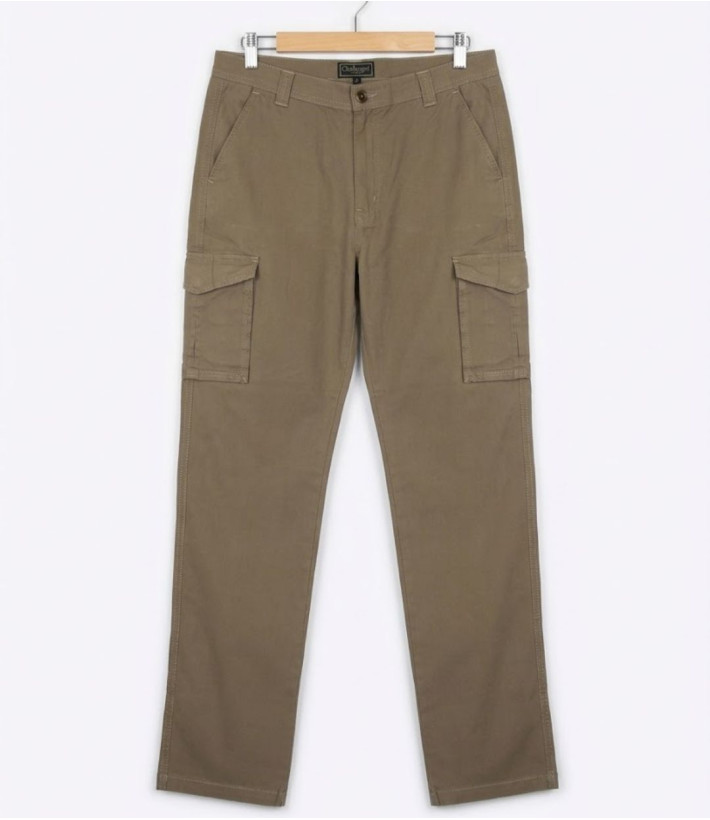 Challenger VASCO1 — Pantalon multipoche beige confort