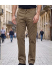 Pantalon multipoche homme Challenger VASCO1 coloris beige en toile canvas avec poches côtés à soufflet