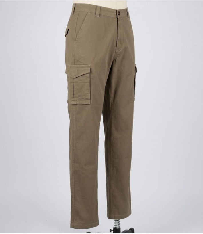 Challenger VASCO1 — Pantalon multipoche beige confort