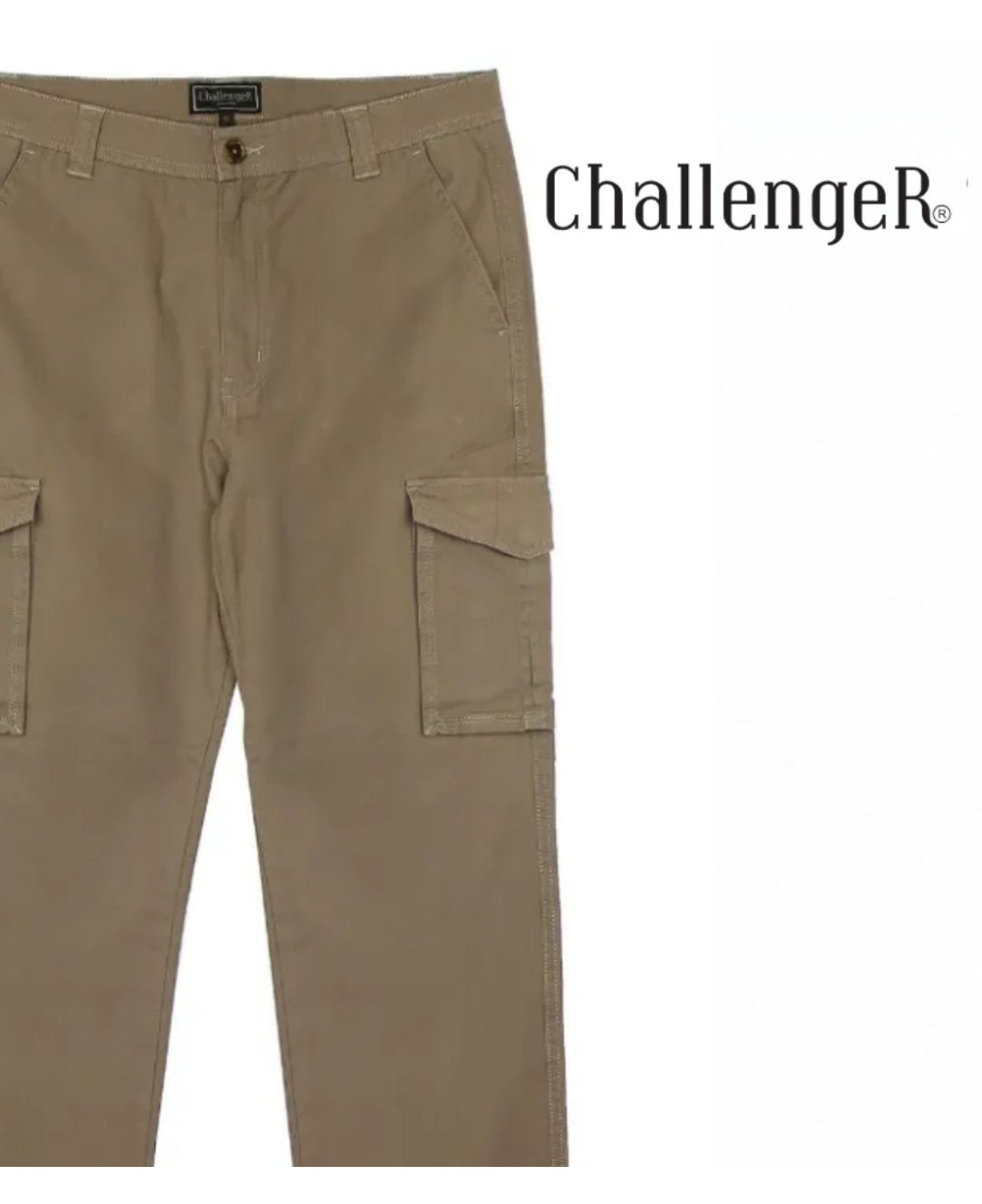Challenger VASCO1 — Pantalon multipoche beige confort