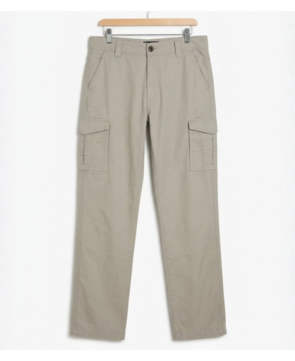 Challenger PANT2001A — Pantalon beige stretch multipoche