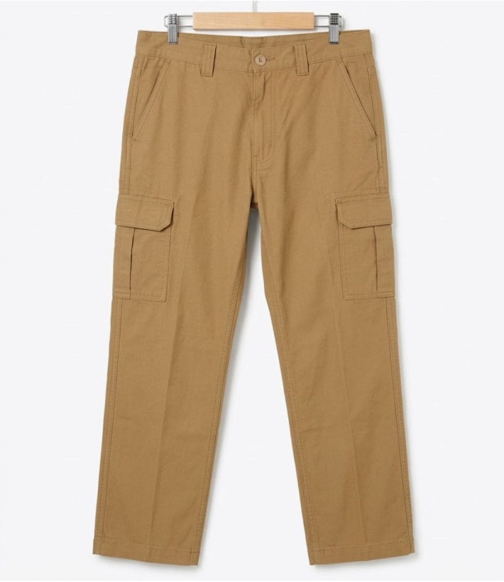WINCHESTER WILLOW1 — Pantalon cargo beige coton ripstop