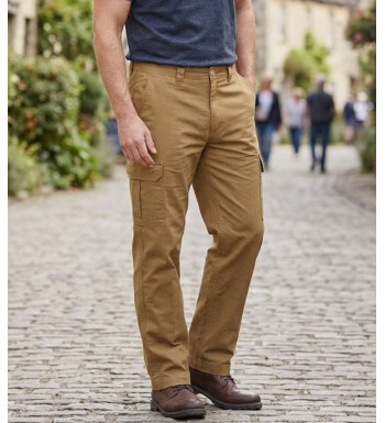 Pantalon cargo homme WINCHESTER WILLOW1 coloris beige en coton ripstop