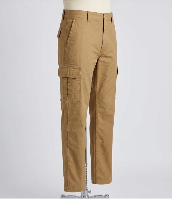 WINCHESTER WILLOW1 — Pantalon cargo beige coton ripstop