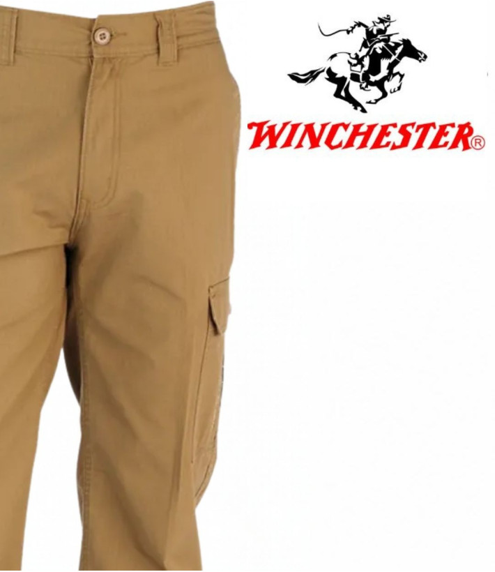 WINCHESTER WILLOW1 — Pantalon cargo beige coton ripstop