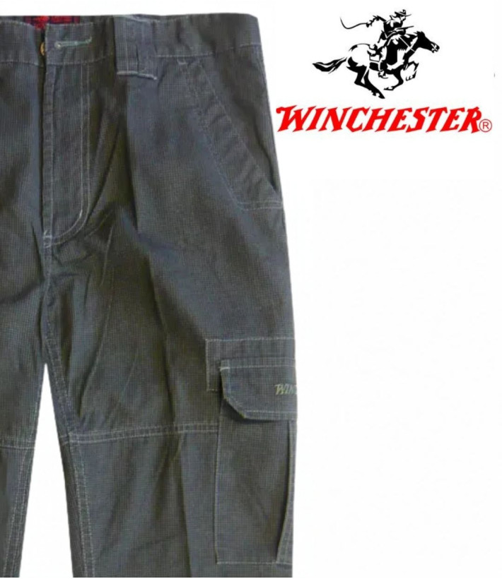 WINCHESTER WINDOWM — Pantalon cargo marron multipoches