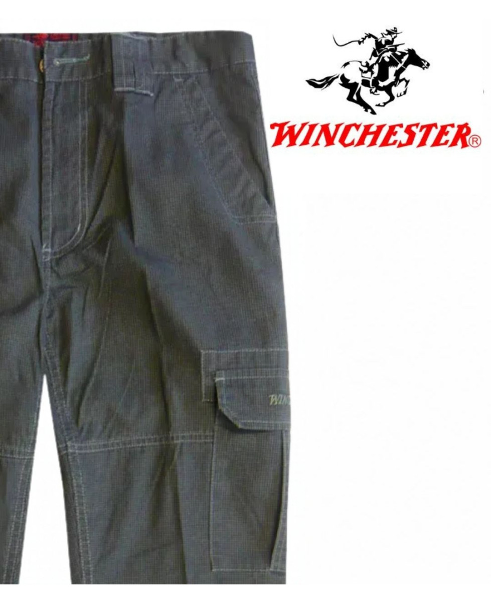 WINCHESTER WINDOWM — Pantalon cargo marron multipoches