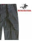 WINCHESTER WINDOWM — Pantalon cargo marron multipoches