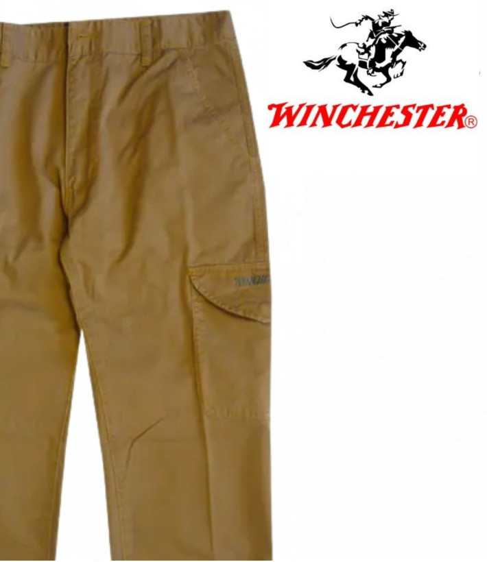 WINCHESTER WILD2C — Pantalon camel en coton confortable