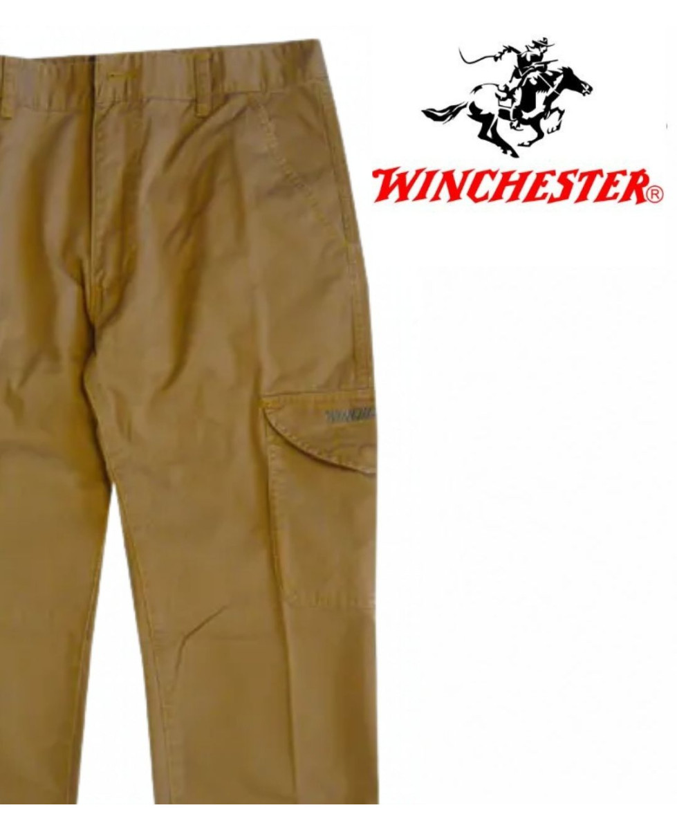 WINCHESTER WILD2C — Pantalon camel en coton confortable