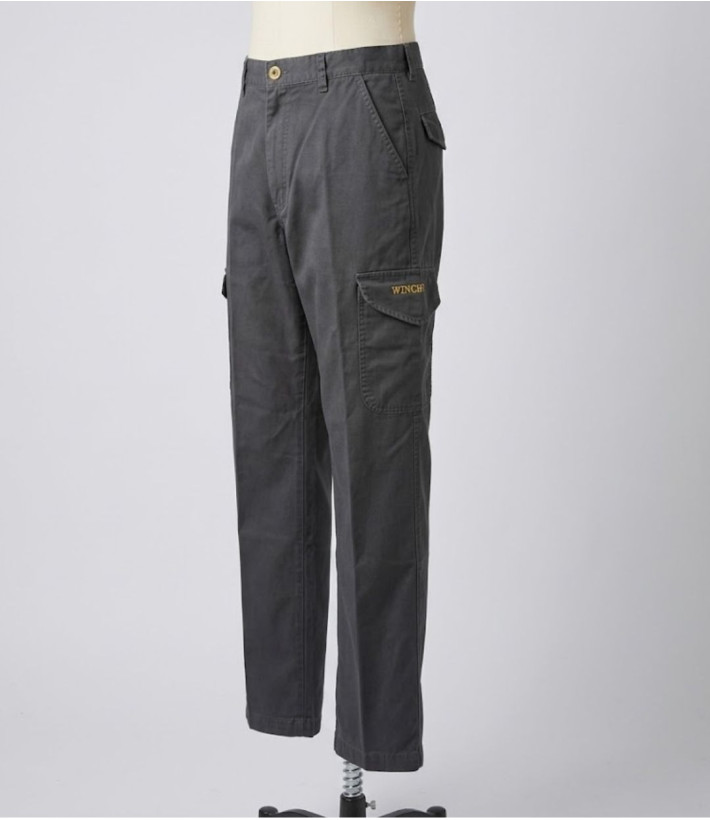 WINCHESTER WILD1G — Pantalon gris anthracite 100% coton
