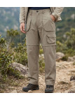 Pantalon de randonnée transformable en short homme OGALO TANGER coloris marron brun