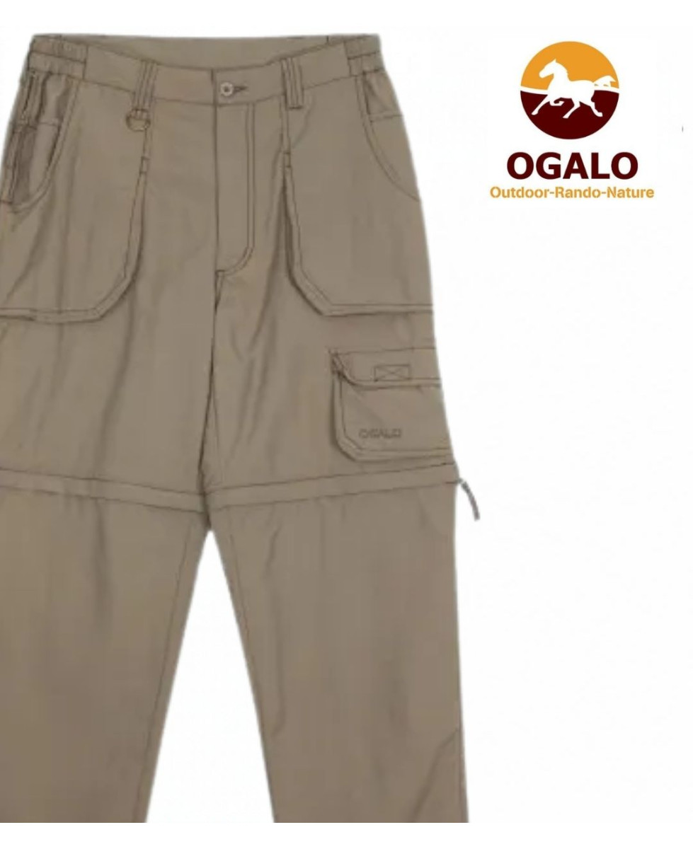 OGALO TANGER — Pantalon rando modulable ultra-résistant