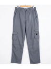 IMPACT SE1020G — Pantalon gris à taille élastiquée