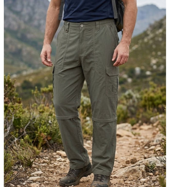 Pantalon transformable en pantacourt homme OGALO SE1142 coloris marron