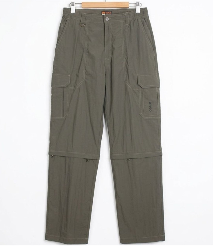 OGALO SE1142 — Pantalon modulable marron en nylon léger