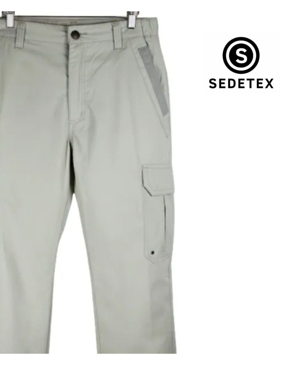 SEDETEX KH281 — Pantalon sportswear beige homme robuste