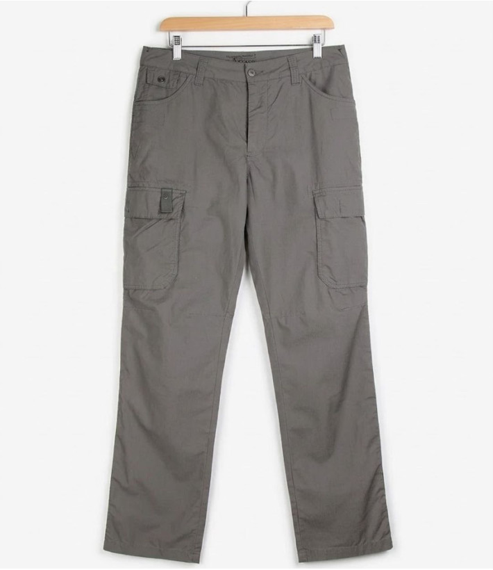 AXXANO AE1153M — Pantalon homme coton marron multipoches