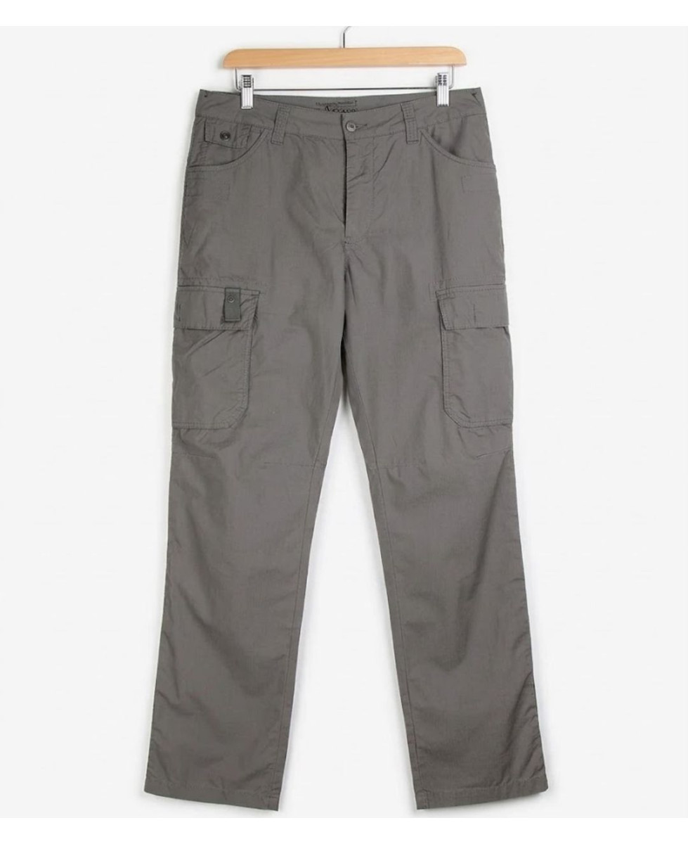 AXXANO AE1153M — Pantalon homme coton marron multipoches