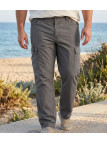Pantalon sportswear homme marron à poches grises AXXANO AE1153M