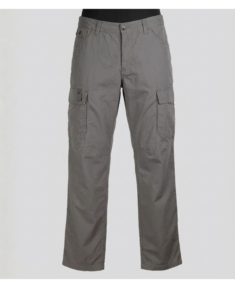 AXXANO AE1153M — Pantalon homme coton marron multipoches
