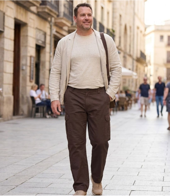 Pantalon cargo WINCHESTER WALLABYGTC coton marron