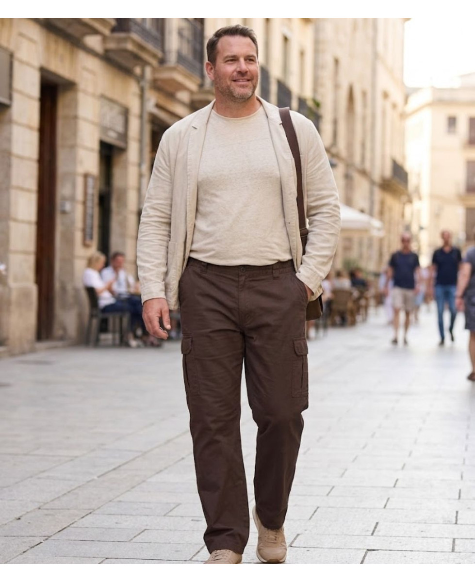Pantalon cargo WINCHESTER WALLABYGTC coton marron