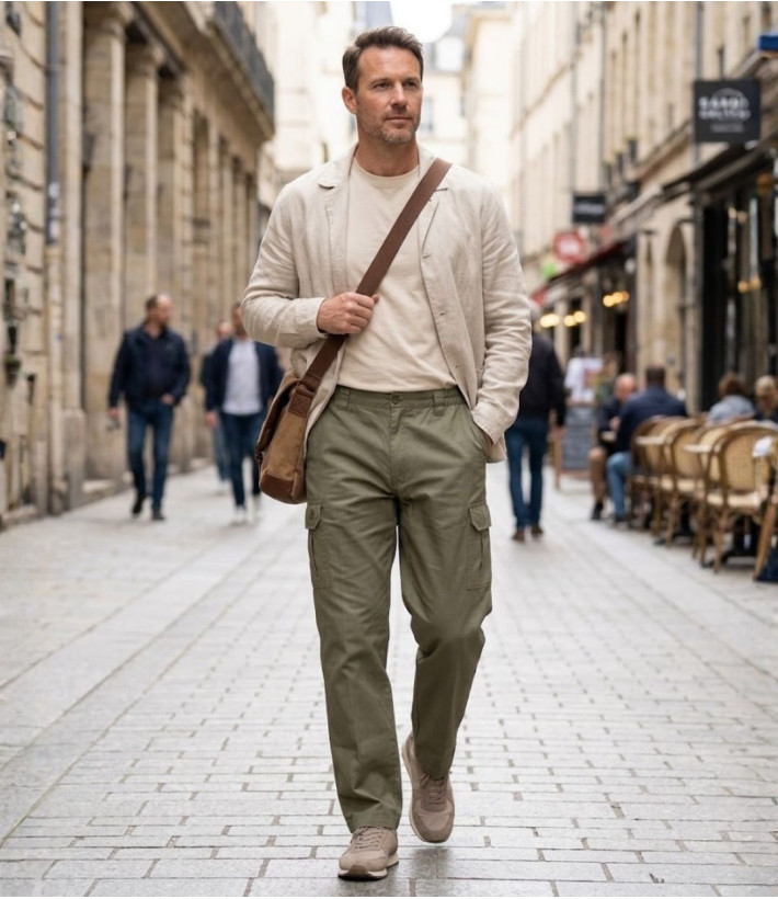 CHALLENGER VENDEE — Pantalon marron robuste et pratique